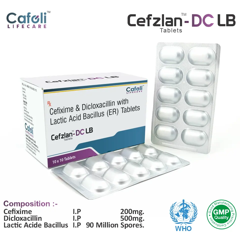Cefixime 200mg Dicloxacillin 500mg LB PCD